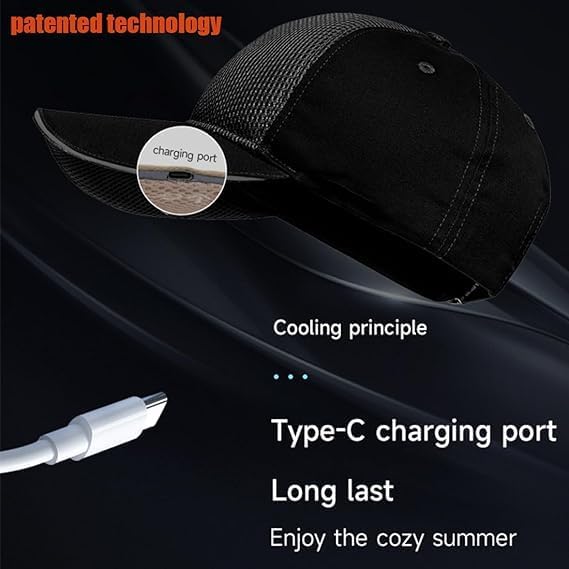 Smart Thermo Cap, Built in Long Last Cooling/Warming System on Forehead Bring Cool/Warm Feel in millisecond.