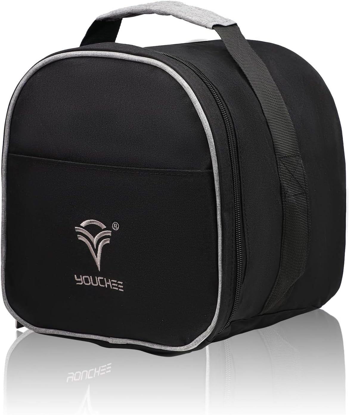 Compact Single Bowling Ball Tote Bag for Spare Ball, Lightweight One-Ball Bowling Bag with Built-In Ball Holder, Easy Carry Handle, Durable for Practice & League Play