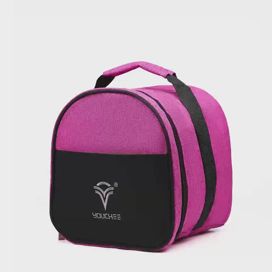 Compact Single Bowling Ball Tote Bag for Spare Ball, Lightweight One-Ball Bowling Bag with Built-In Ball Holder, Easy Carry Handle, Durable for Practice & League Play